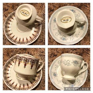 Teacup and saucers 2 Sets Lot